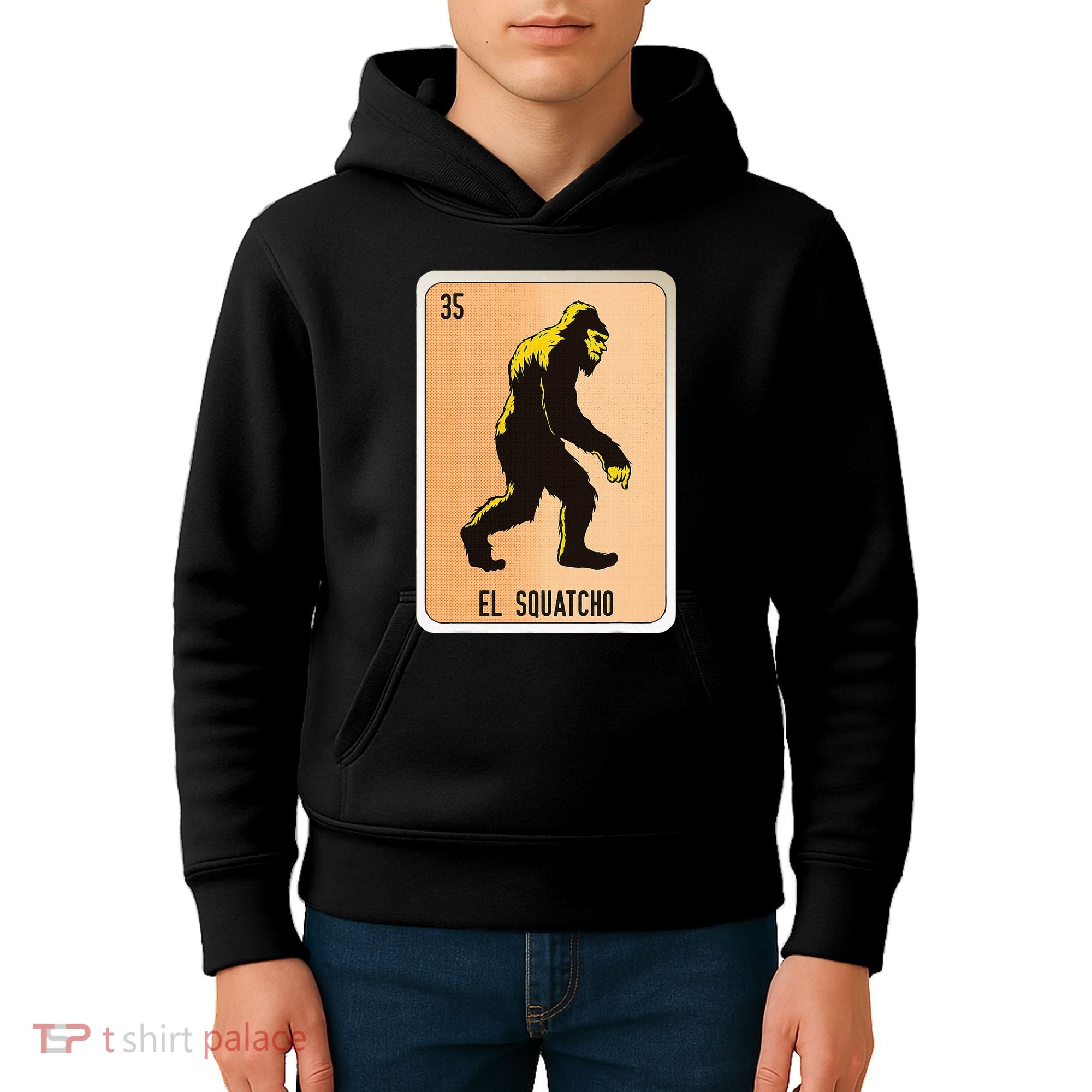 El Squatcho Mexican Slang Chicano Bingo Cards Kids Hoodie