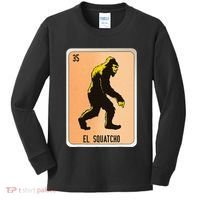 El Squatcho Mexican Slang Chicano Bingo Cards Kids Long Sleeve Shirt thumb 0