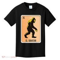 El Squatcho Mexican Slang Chicano Bingo Cards Kids T-Shirt thumb 0