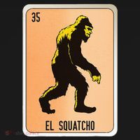 El Squatcho Mexican Slang Chicano Bingo Cards Kids T-Shirt thumb 4