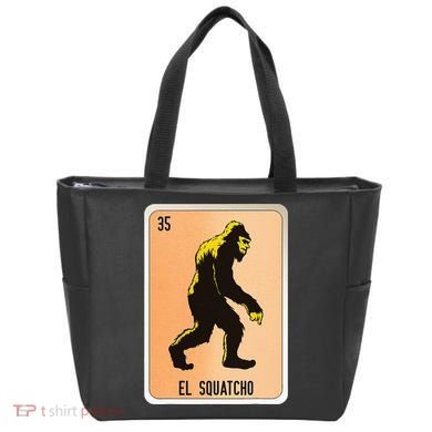 El Squatcho Mexican Slang Chicano Bingo Cards Tote Bag