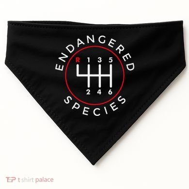 Endangered Species Manual Gearbox Stick Shift 6 Speed USA-Made Doggie Bandana