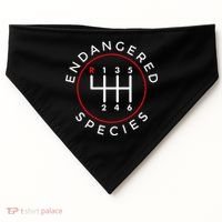 Endangered Species Manual Gearbox Stick Shift 6 Speed USA-Made Doggie Bandana thumb 0