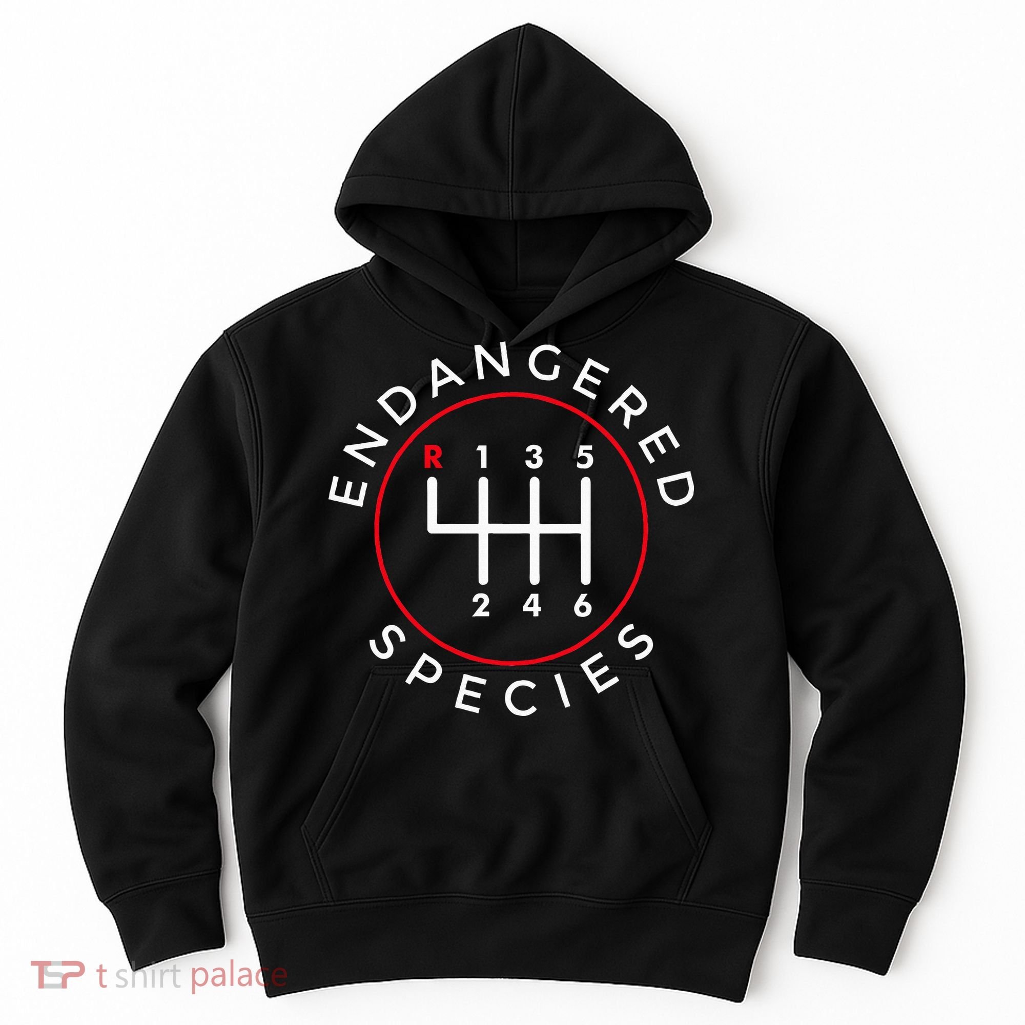 Endangered Species Manual Gearbox Stick Shift 6 Speed Hoodie