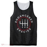 Endangered Species Manual Gearbox Stick Shift 6 Speed Mesh Reversible Basketball Jersey Tank thumb 0