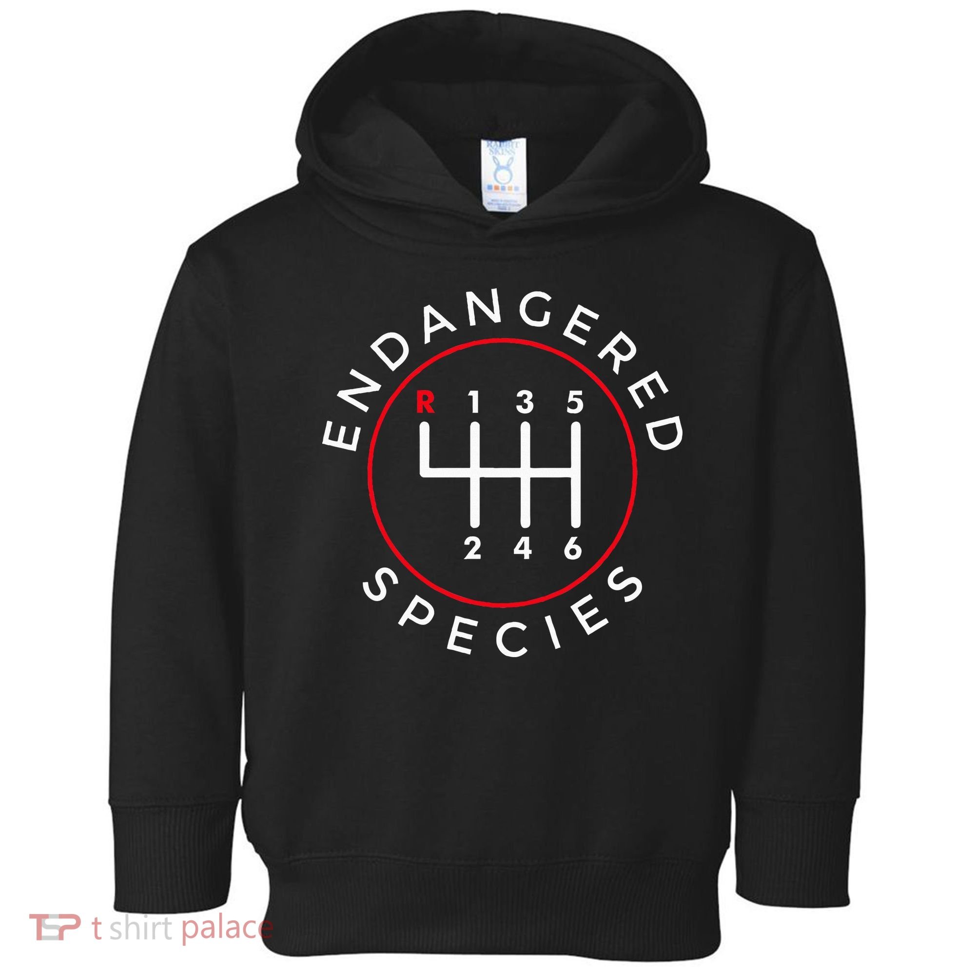 Endangered Species Manual Gearbox Stick Shift 6 Speed Toddler Hoodie