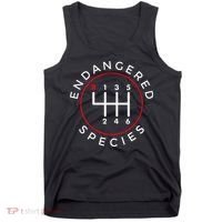 Endangered Species Manual Gearbox Stick Shift 6 Speed Tank Top thumb 0