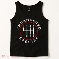 Endangered Species Manual Gearbox Stick Shift 6 Speed Tank Top thumb 2
