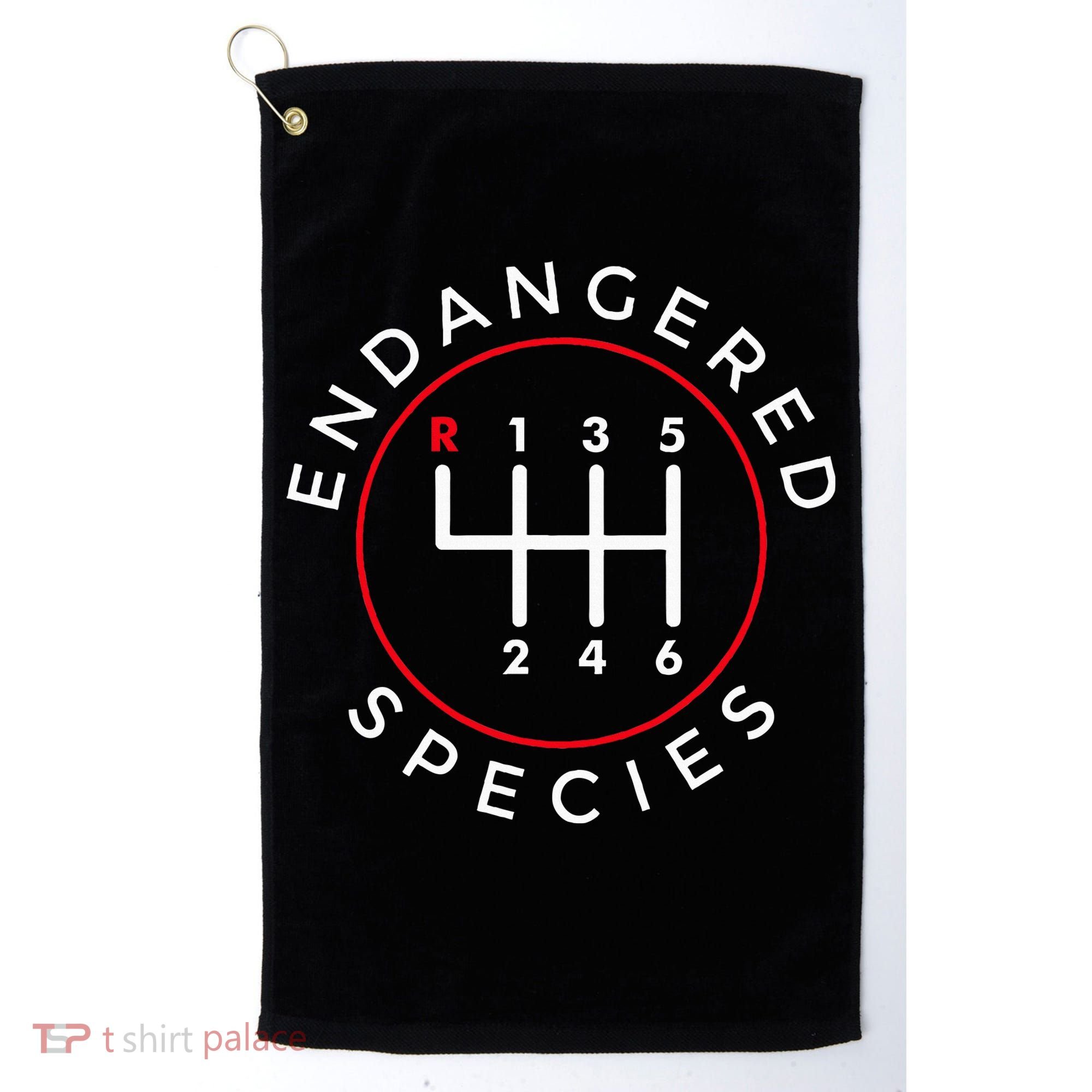 Endangered Species Manual Gearbox Stick Shift 6 Speed Golf Towel