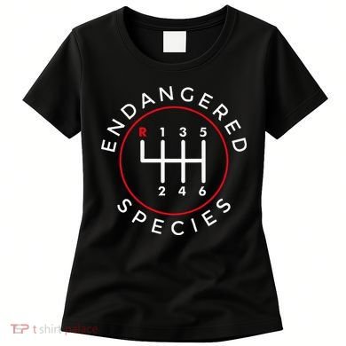 Endangered Species Manual Gearbox Stick Shift 6 Speed Women's T-Shirt