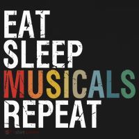 Eat Sleep Musicals Repeat Funny Theatre Life Drama Theater Mousepad thumb 1