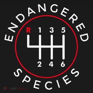 Endangered Species Manual Gearbox Stick Shift 6 Speed Ladies PosiCharge Competitor Racerback Tank