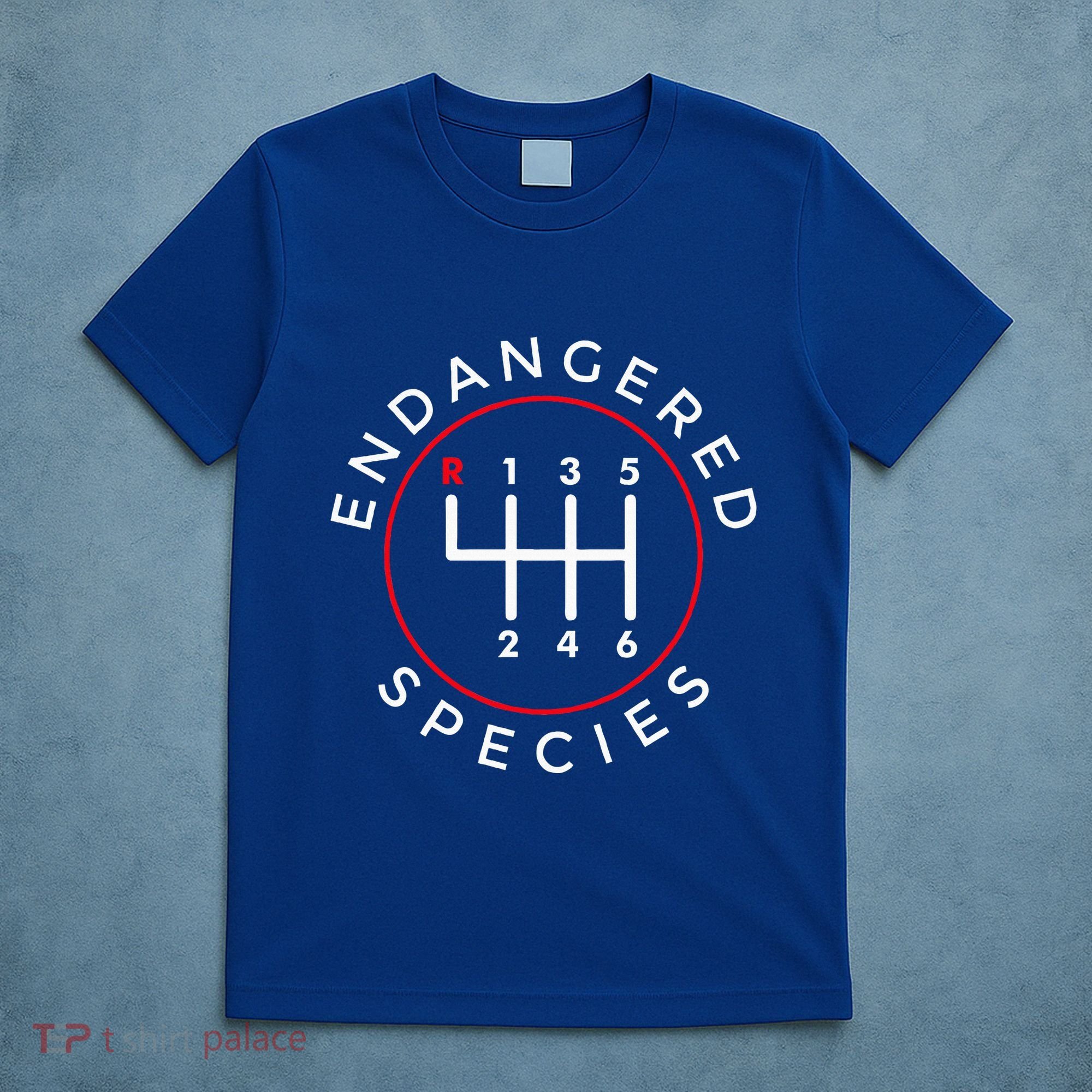 Endangered Species Manual Gearbox Stick Shift 6 Speed T-Shirt