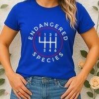 Endangered Species Manual Gearbox Stick Shift 6 Speed Women's T-Shirt thumb 2