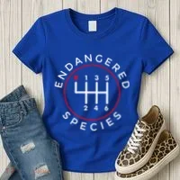 Endangered Species Manual Gearbox Stick Shift 6 Speed Women's T-Shirt thumb 3