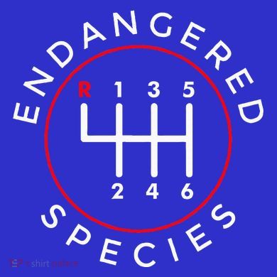 Endangered Species Manual Gearbox Stick Shift 6 Speed Kids Tie-Dye T-Shirt