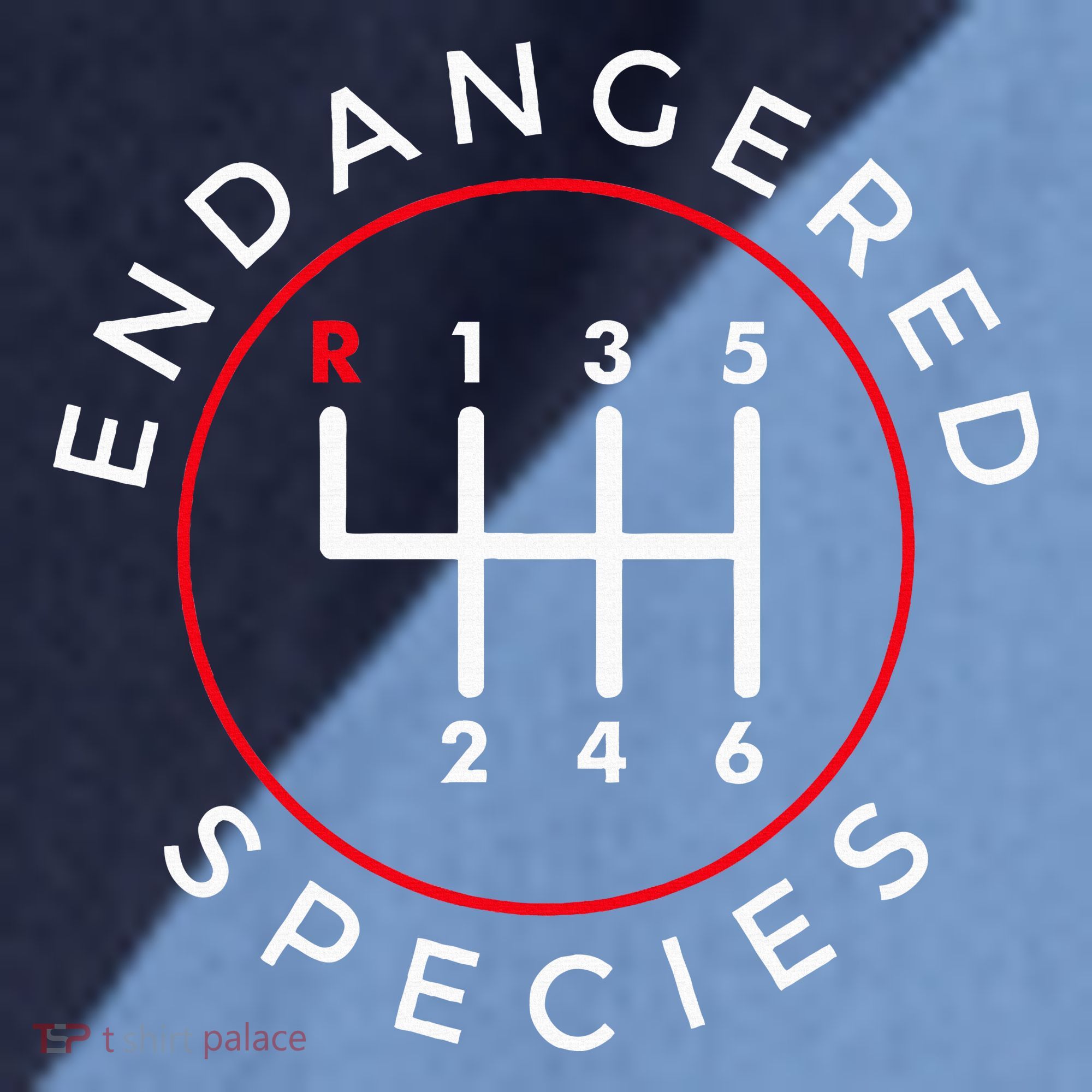 Endangered Species Manual Gearbox Stick Shift 6 Speed Raglan Baseball Sleeve Shirt