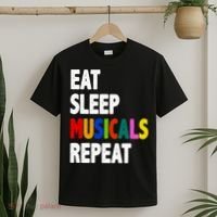 Eat Sleep Musicals Repeat T-Shirt thumb 2