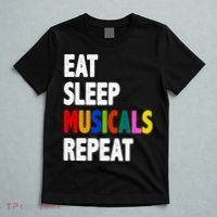 Eat Sleep Musicals Repeat T-Shirt thumb 5