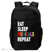 Eat Sleep Musicals Repeat Backpack thumb 0