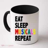 Eat Sleep Musicals Repeat Coffee Mug thumb 0