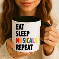 Eat Sleep Musicals Repeat Coffee Mug thumb 3