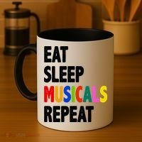 Eat Sleep Musicals Repeat Coffee Mug thumb 4