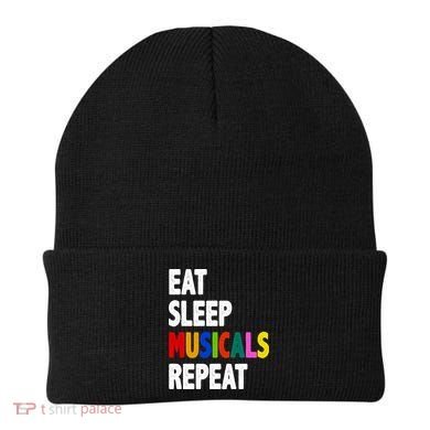Eat Sleep Musicals Repeat Beanie