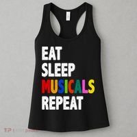Eat Sleep Musicals Repeat Women's Tank Top thumb 3