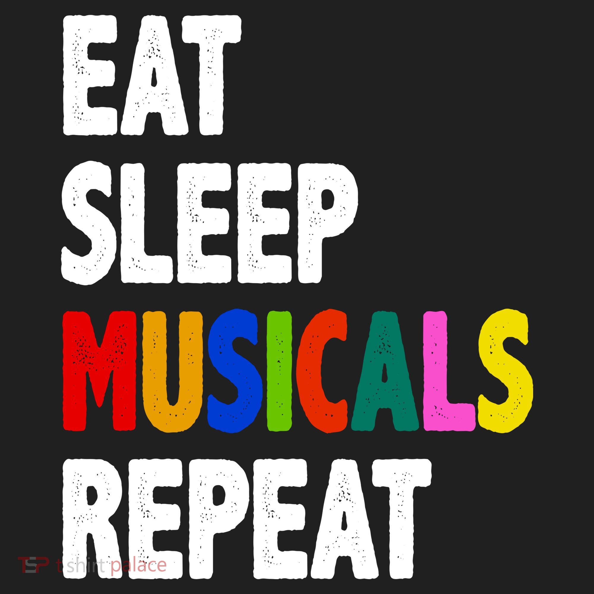 Eat Sleep Musicals Repeat Hat