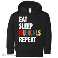Eat Sleep Musicals Repeat Toddler Hoodie thumb 0