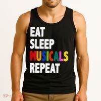 Eat Sleep Musicals Repeat Tank Top thumb 3