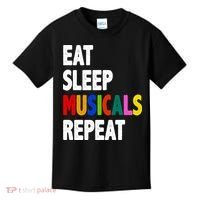 Eat Sleep Musicals Repeat Kids T-Shirt thumb 0