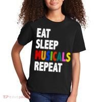Eat Sleep Musicals Repeat Kids T-Shirt thumb 2