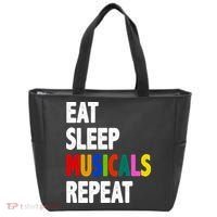 Eat Sleep Musicals Repeat Tote Bag thumb 0
