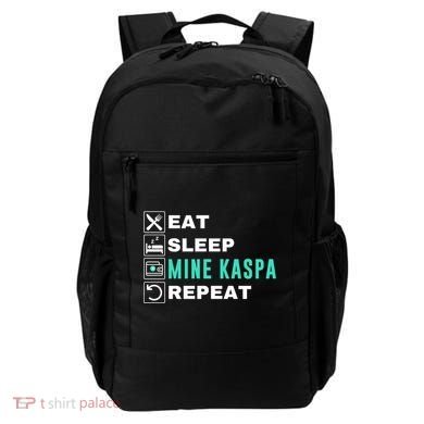 Eat Sleep Mine Kaspa Crypto Kaspa Mining Kaspa Crypto Miner Kaspa To The Moon Backpack