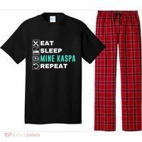 Eat Sleep Mine Kaspa Crypto Kaspa Mining Kaspa Crypto Miner Kaspa To The Moon Pajama Set thumb 0