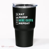 Eat Sleep Mine Kaspa Crypto Kaspa Mining Kaspa Crypto Miner Kaspa To The Moon Tumbler thumb 0