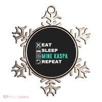Eat Sleep Mine Kaspa Crypto Kaspa Mining Kaspa Crypto Miner Kaspa To The Moon Ornament thumb 0