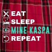 Eat Sleep Mine Kaspa Crypto Kaspa Mining Kaspa Crypto Miner Kaspa To The Moon Men's Flannel Plaid Pajama Pants thumb 2
