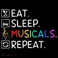 Eat Sleep Musicals Repeat Broadway Theater Novelty Coffee Mug thumb 5