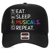 Eat Sleep Musicals Repeat Broadway Theater Novelty Hat thumb 0