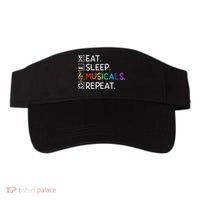 Eat Sleep Musicals Repeat Broadway Theater Novelty Visor thumb 0
