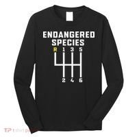 Endangered Species Manual Gearbox Stick Shift Long Sleeve Shirt thumb 0