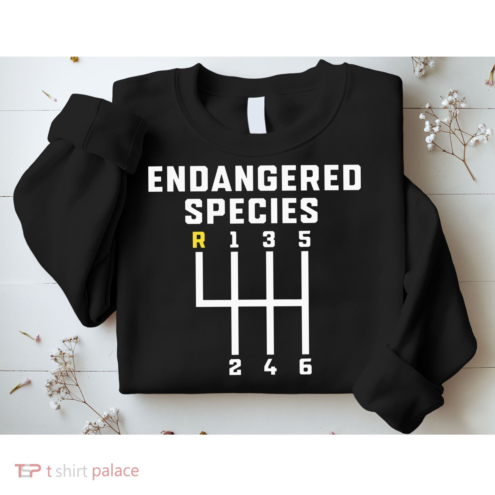 Endangered Species Manual Gearbox Stick Shift Sweatshirt
