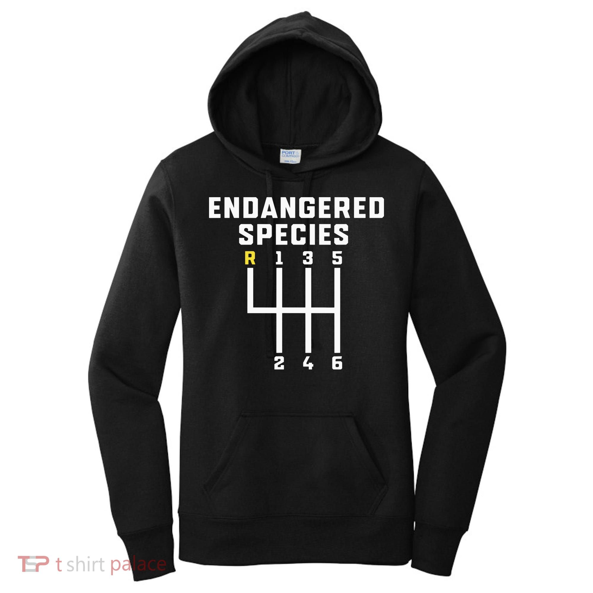 Endangered Species Manual Gearbox Stick Shift Women's Hoodie