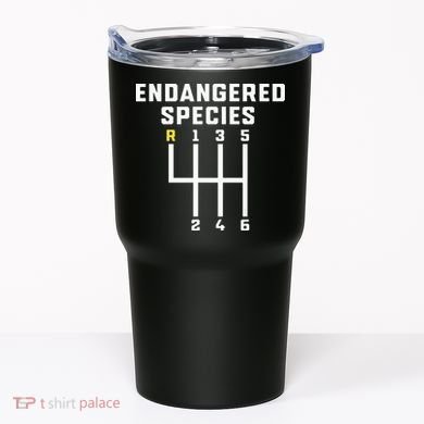 Endangered Species Manual Gearbox Stick Shift Tumbler