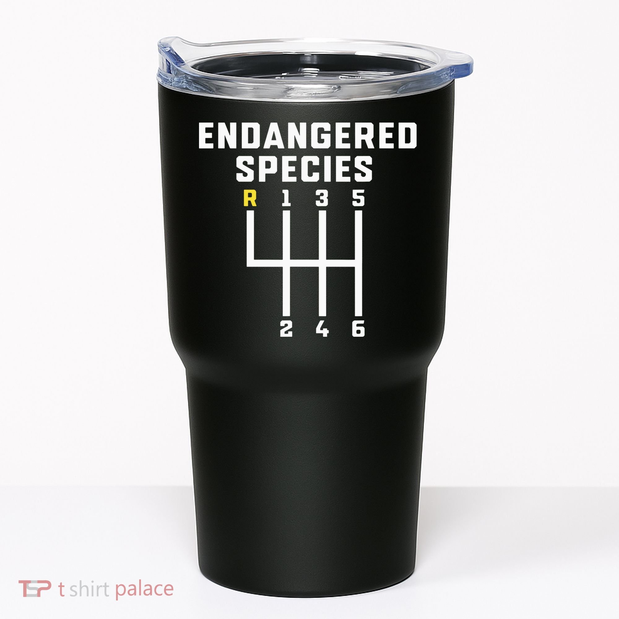 Endangered Species Manual Gearbox Stick Shift Tumbler
