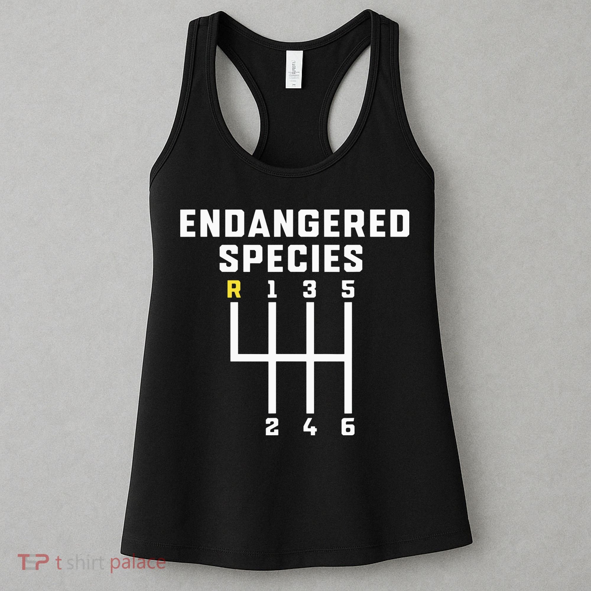 Endangered Species Manual Gearbox Stick Shift Women's Tank Top
