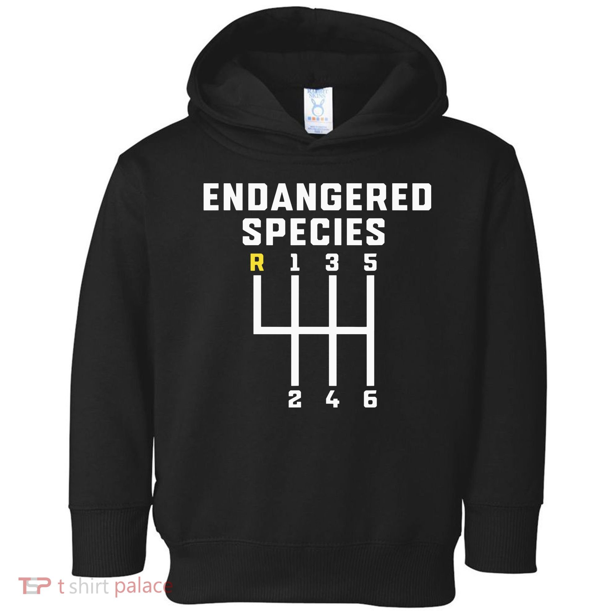 Endangered Species Manual Gearbox Stick Shift Toddler Hoodie